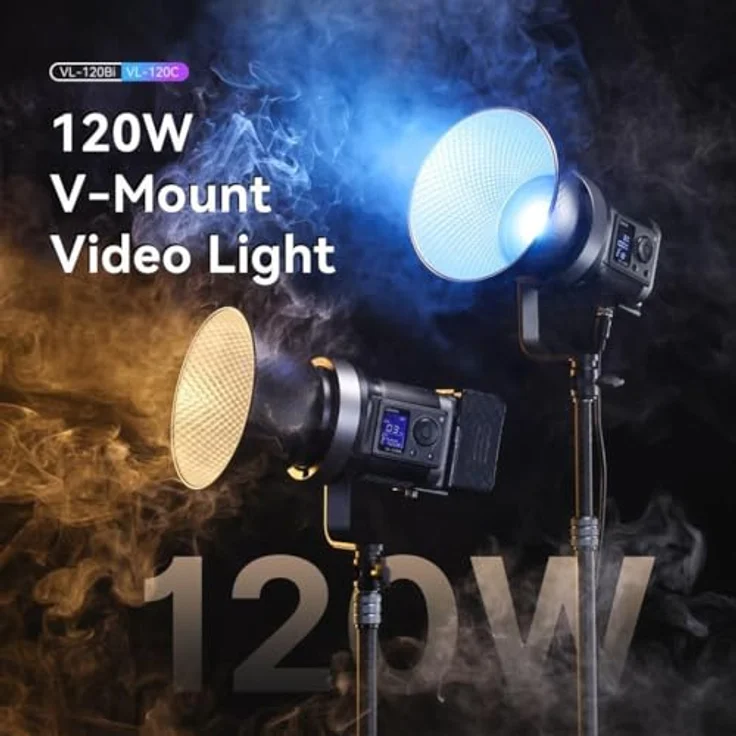 Ulanzi 120W RGB V-Mount Videolicht L074CNA1, Fotostudio-Equipment - Videoleuchte – Bild 5