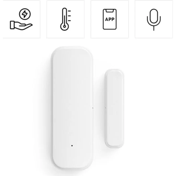 Hama ZigBee-Tür-/Fensterkontakt, smarter Öffnungssensor, weiß, magnetisch, sprachsteuerbar – Bild 10