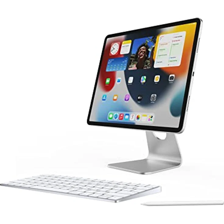 FIXED Magnetische Halterung für iPad Pro 12,9 Zoll (32,9 cm), Aluminium, einstellbare Neigung, silber – Bild 4
