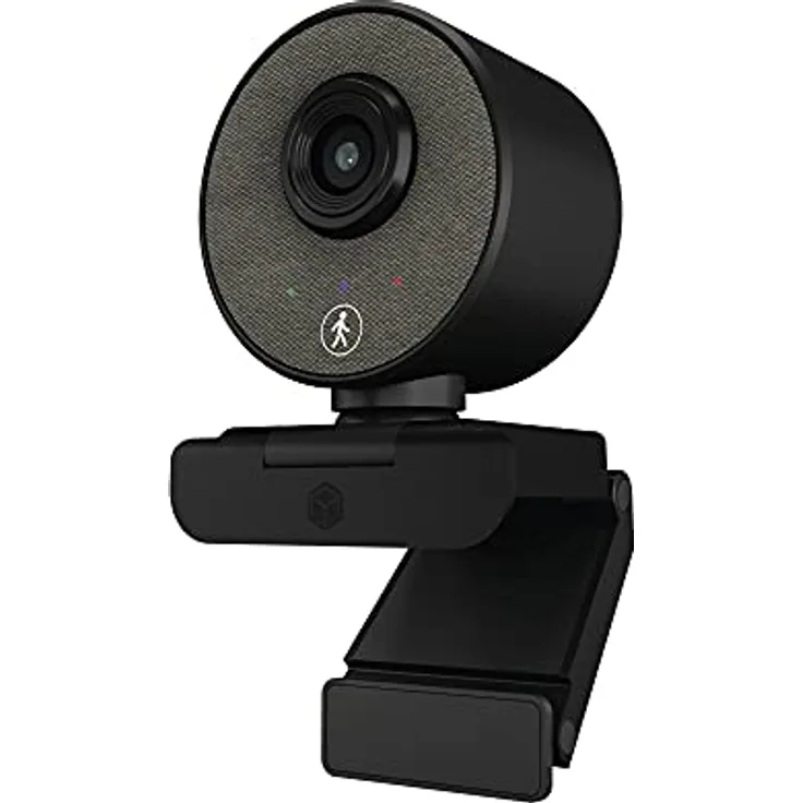 ICY BOX Full-HD USB Webcam mit Mikrofon, Klemmfuß, HD-Autofokus, WDR IB-CAM501-HD