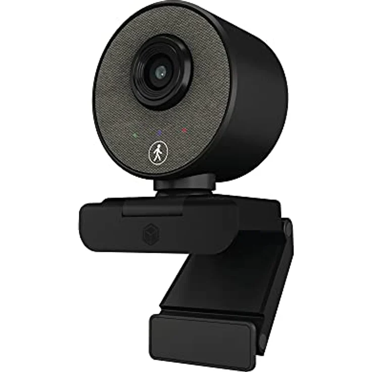 ICY BOX Full-HD USB Webcam mit Mikrofon, Klemmfuß, HD-Autofokus, WDR IB-CAM501-HD – Bild 1
