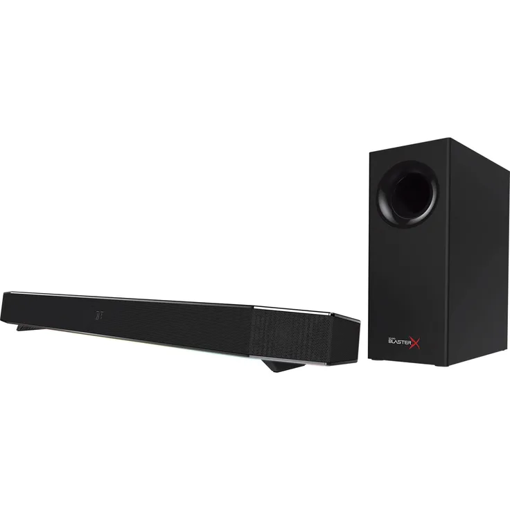 Creative Sound BlasterX Katana (75 W, 2.1 Kanal), Soundbar, Schwarz