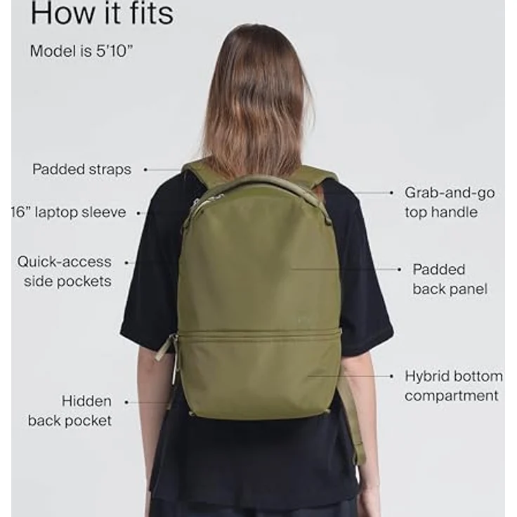 Urth Arkose 20L Backpack, Fotorucksack für Fotografen mit 20 l Volumen, grün – Bild 5