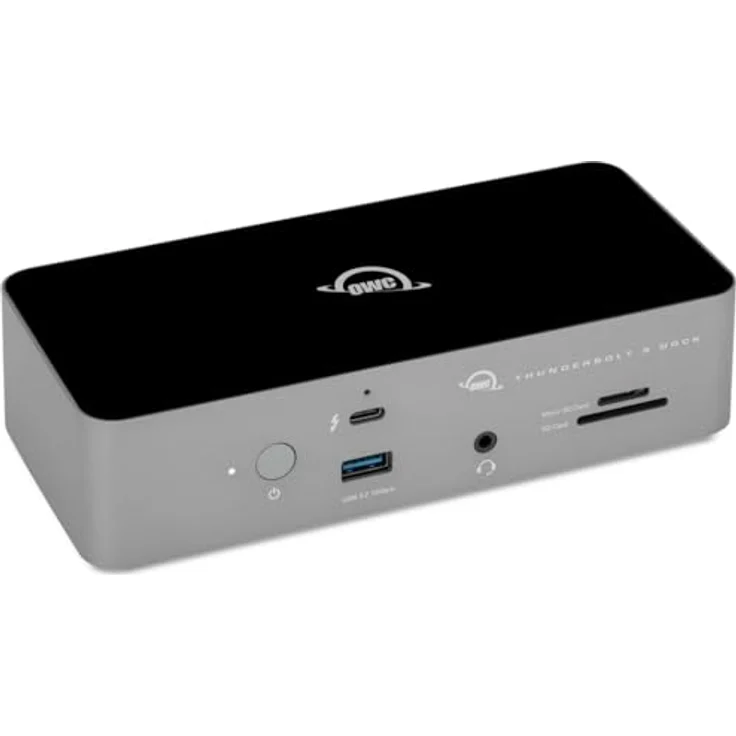 OWC 11-Port Thunderbolt 5 Dock (Thunderbolt, 11 Ports), Dockingstation + USB Hub, Schwarz – Bild 1