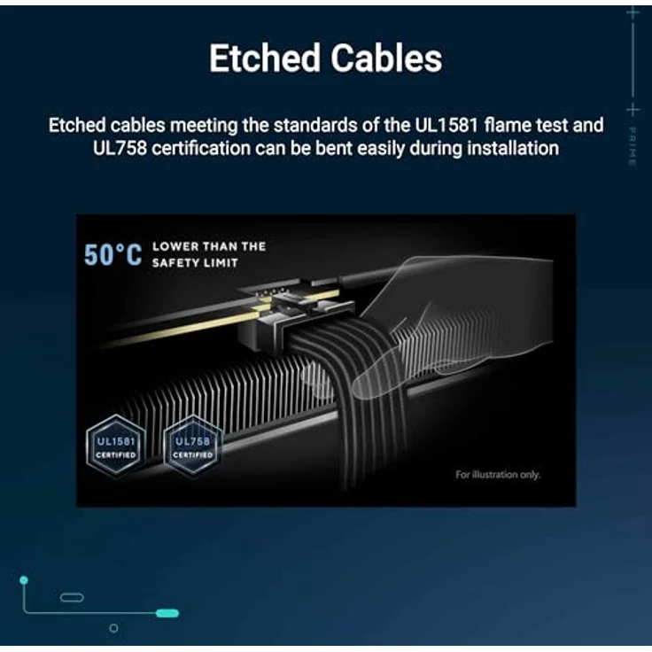 Asus Prime 750W Netzteil ATX 80PLUS® Bronze, White Edition, effiziente Stromversorgung für PCs und Gaming-Rigs, Lüfter mit Doppelkugellagern – Bild 4