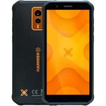 Myphone Energy X 4G LTE (64 GB, Orange, 5.50", SIM + eSIM, 18 Mpx, 4G), Smartphone, Schwarz - Robustes und wasserdichtes Smartphone mit 5000mAh Akku, Android 12 und Powerbank-Funktion