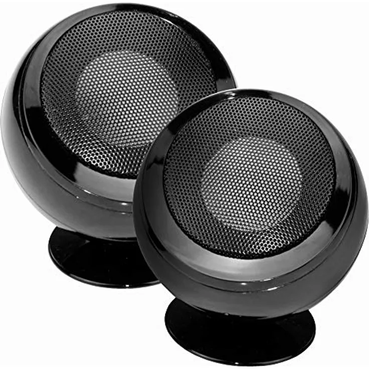 True Wireless Stereo Lautsprecher (Speaker) - TWS Mini drahtlose Musik Boxen - 2x3W Desktop Lautsprecher - HiFi Stereo Sound mit Lithium-Akku, tragbar, kabellos, portabel