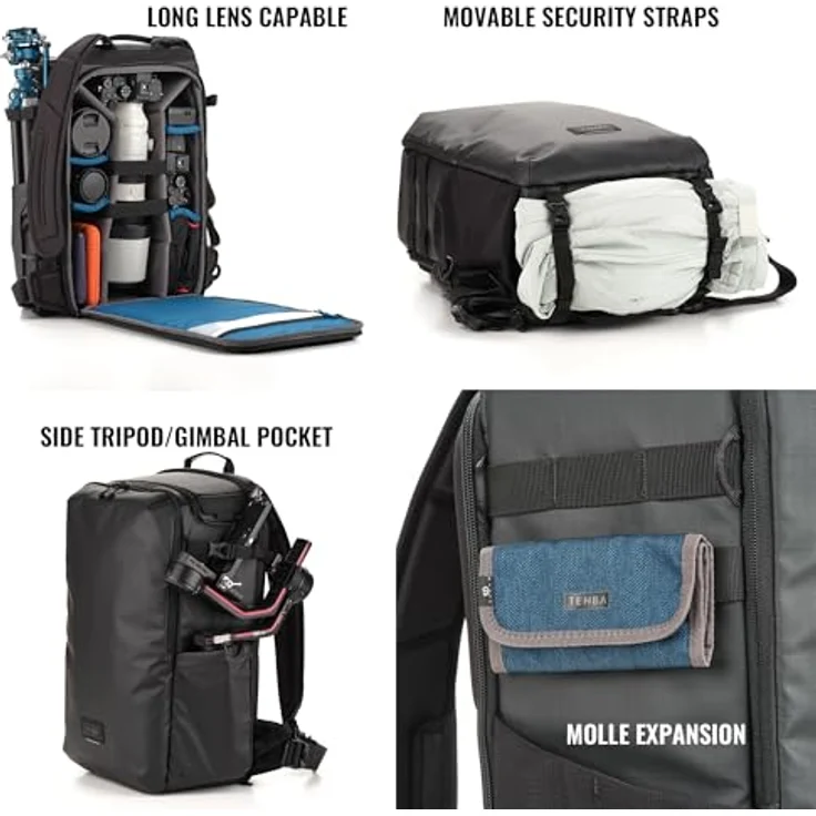 Tenba Sac à Dos Solstice v2 24L Backpack Noir, Kamera-Zubehör – Bild 5
