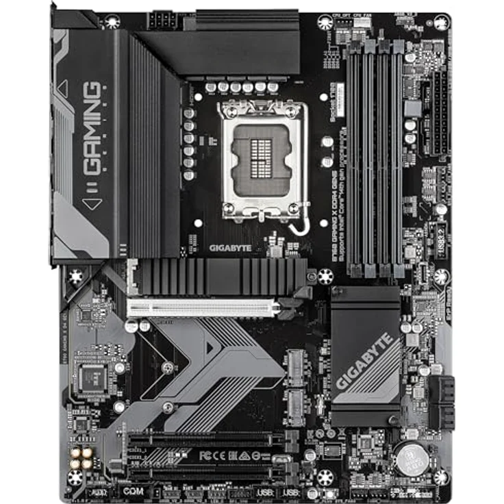 Gigabyte B760 GAMING X DDR4 GEN5 Mainboard für Intel Prozessoren (LGA 1700, ATX) mit hoher Verarbeitungsqualität und moderner Technologie – Bild 2