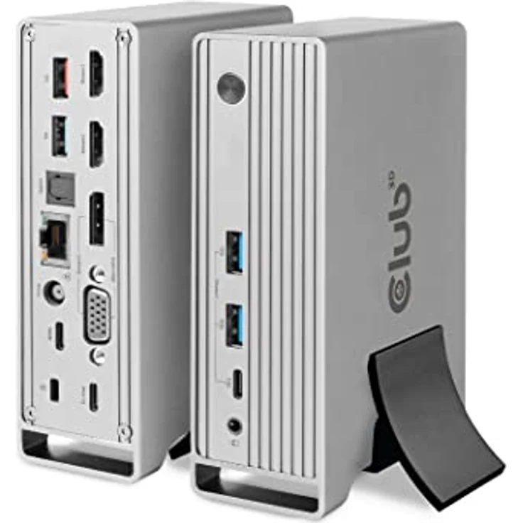 Club 3D 4K ChargingDock USB-C Triple Display 120W Ladestation in Schwarz – Bild 1