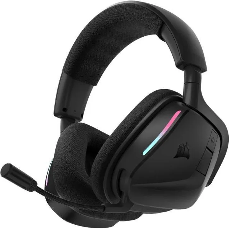 Corsair VOID MAX WIRELESS v2, Gaming Headset mit 7.1 Surround Sound, Kabellos, Schwarz