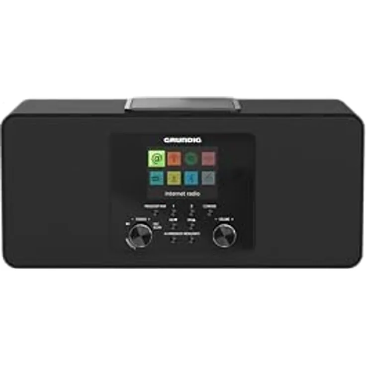 GRUNDIG DTR 6100, Internet- und Digitalradio mit DAB+, FM, Bluetooth und 2,8 Zoll Farbdisplay, Schwarz