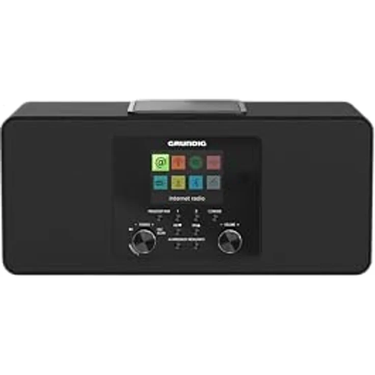 GRUNDIG DTR 6100, Internet- und Digitalradio mit DAB+, FM, Bluetooth und 2,8 Zoll Farbdisplay, Schwarz – Bild 1