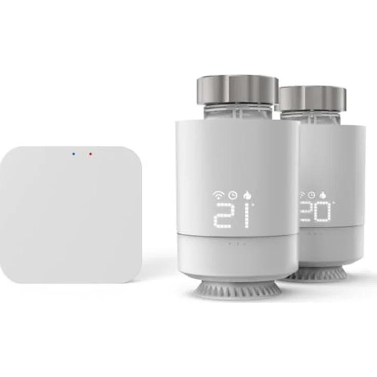 HAMA WLAN Heizkörperthermostat Starter-Set, 2x Smarte Heizungssteuerung mit Zentrale, weiß, kompatibel mit Amazon Alexa und Google Assistant – Bild 5