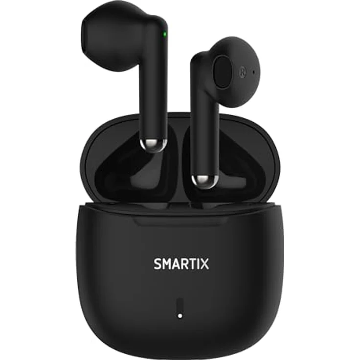Atlantis Land Fi9, Kabellose Büro/Callcenter Kopfhörer mit Bluetooth, Schwarz – Bild 1