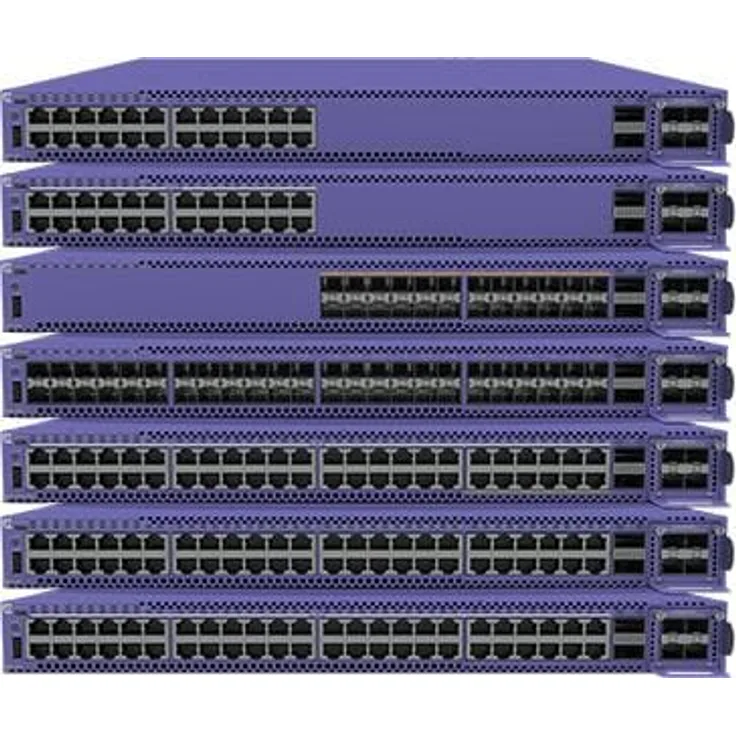 Extreme Networks 5520 VERSATILE INTERFACE MODULE (4 Ports) Netzwerk Switch, mit vier 25GbE SFP28 Ports MACs