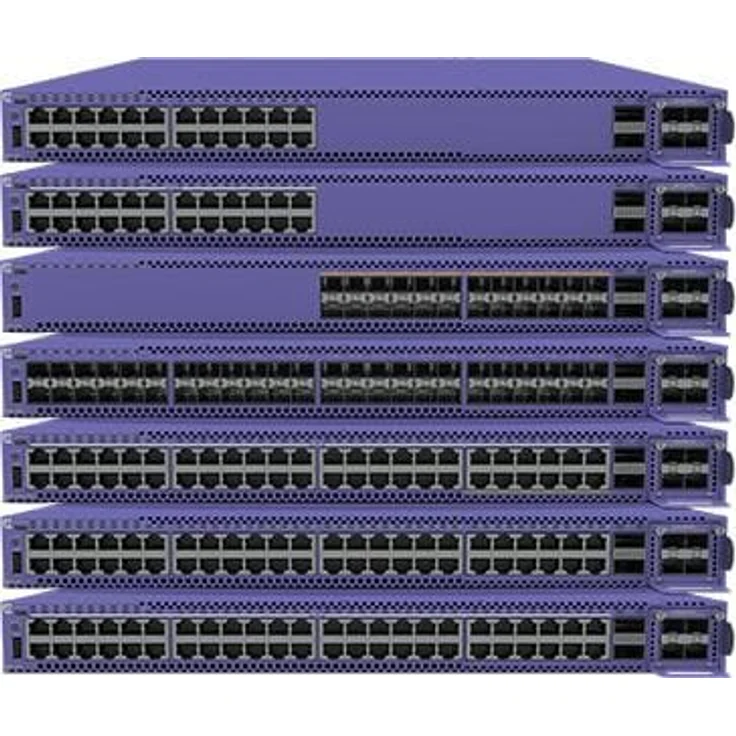 Extreme Networks 5520 VERSATILE INTERFACE MODULE (4 Ports) Netzwerk Switch, mit vier 25GbE SFP28 Ports MACs – Bild 1