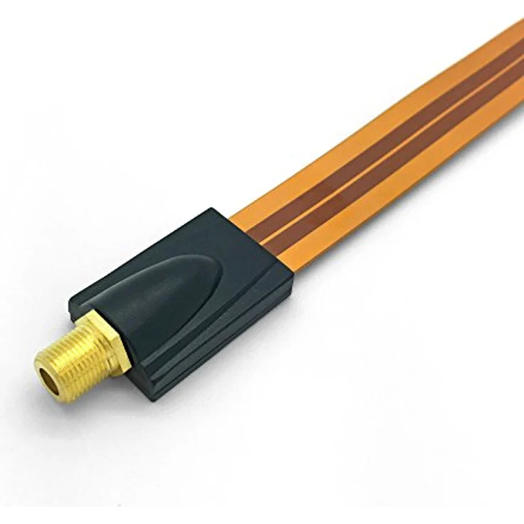 ARLI HD Fensterdurchführung Sat Kabel 2x Flachkabel Ultra Slim vergoldet 4 F-Stecker 4x Gummitülle HDTV 4K TV Tülle - ARLI Fensterdurchführung in Ultra Slim Design, vergoldete F-Buchsen, wetterresistent. – Bild 3