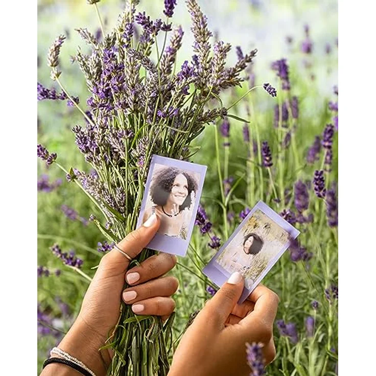 instax instant Mini Film 10 Aufnahmen, „Soft Lavender“ – Bild 4