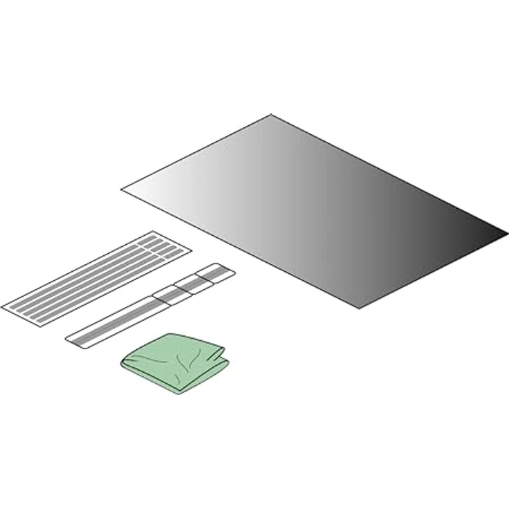 Leitz Monitor Blickschutzfilter 24 Zoll (16:9), Abnehmbare Schutzfolie mit Blaulichtfilter und Blendschutz, Beidseitig verwendbar, Touchscreen kompatibel, Made in Germany, 69020000 – Bild 4