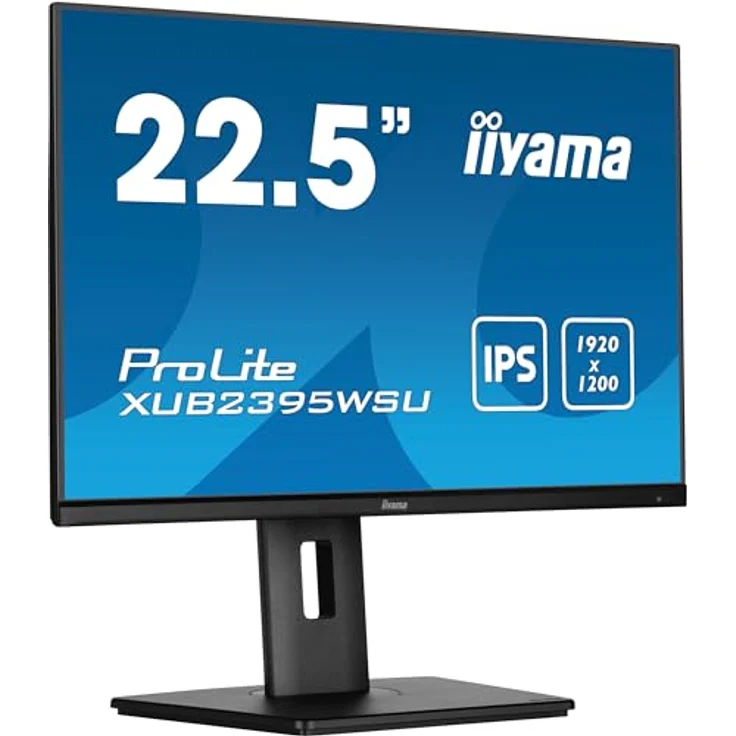iiyama Prolite XUB2395WSU-B5 57cm 22,5" IPS LED-Monitor 16:10 WUXGA VGA HDMI DP USB2.0 Slim-Line Höhenverstellung Pivot FreeSync schwarz – Bild 1