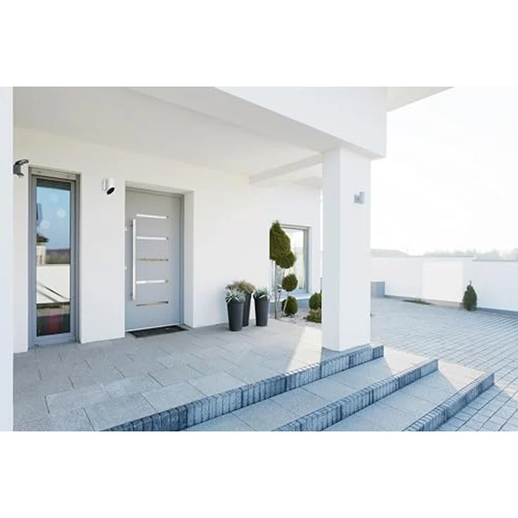 Somfy 2401560 - Smart Home Außenkamera (Überwachungskamera, Full HD-Kamera mit Nachsicht, Integrierte Sirene mit 110 dB, Bewegungserkennung) weiß – Bild 2