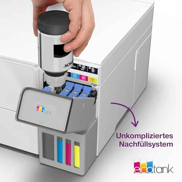 EPSON EcoTank ET-2956, 3-in-1 Tintentankdrucker in Weiß mit Duplex, WiFi, Apple AirPrint und 40 Euro CashBack – Bild 13
