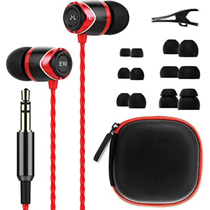 SoundMagic E10 - HiFi In-Ear-Kopfhörer, Schwarz/Rot – Bild 8