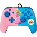 PDP Switch Rematch verkabelt controller PEACH Offiziell Lizenziert durch Nintendo - Customizable buttons, sticks, triggers, and paddles - Ergonomic Controllers