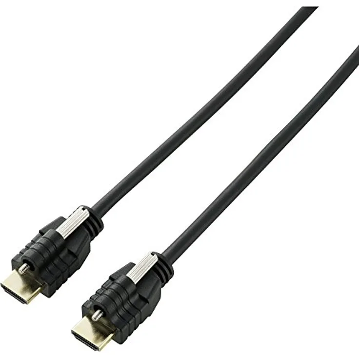 Speaka Professional HDMI Anschlusskabel SP-9784188, 3.00 m, HDMI-A Stecker, 4K UHD, Audio Return, Schwarz