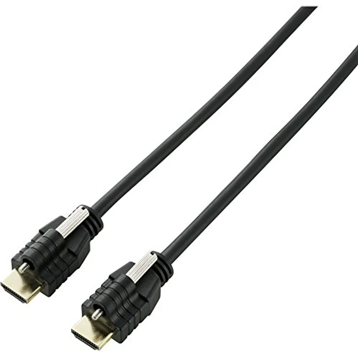 Speaka Professional HDMI Anschlusskabel SP-9784188, 3.00 m, HDMI-A Stecker, 4K UHD, Audio Return, Schwarz – Bild 1