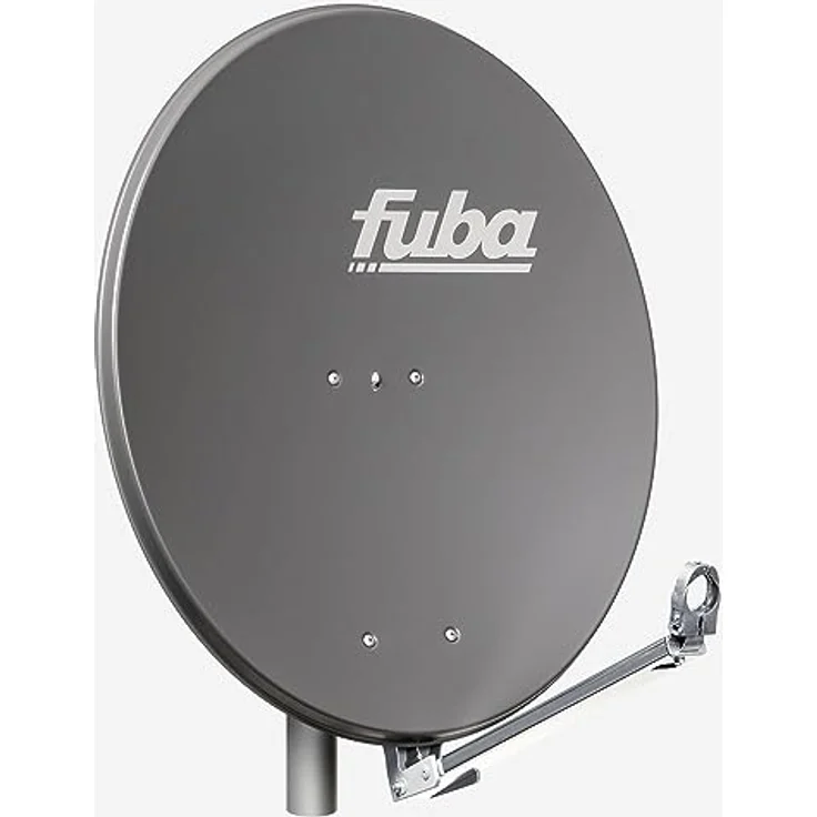 Fuba Satellitenschüssel Komplettset DAL 804 A, 80cm Alu Anthrazit, Quad LNB DEK 417, HDTV, UHD (4K/8K), 3D, für 4 Teilnehmer – Bild 2