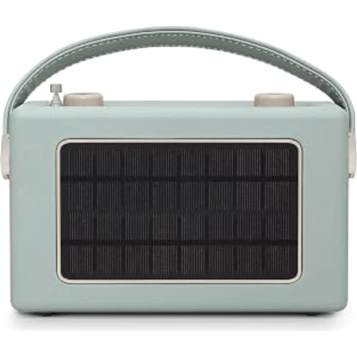 ROBERTS RADIO Revival Uno Solar, Tragbares Bluetooth DAB+/FM Radio mit Solarpanel, Duck Egg Blue – Bild 4