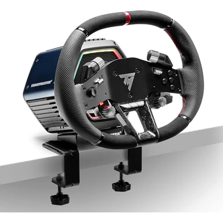 Thrustmaster Hypercar Wheel AddOn, Gaming-Lenkrad in Racing-Look aus Carbon und Leder, integrierte Schaltanzeige – Bild 3