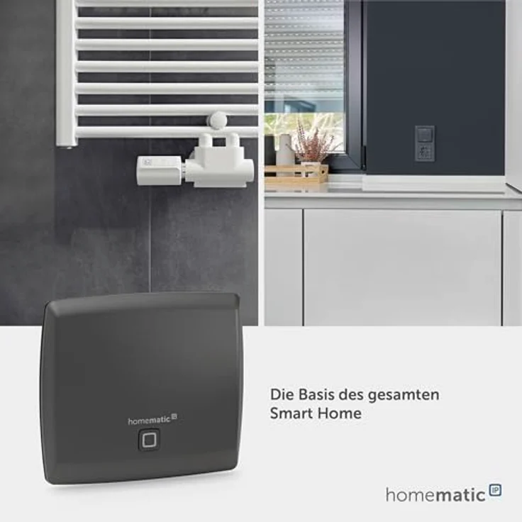 Homematic IP Smart Home Access Point (HmIP-HAP-A), Cloudbasierter Smart Home Hub mit intuitiver App-Steuerung, anthrazit – Bild 7