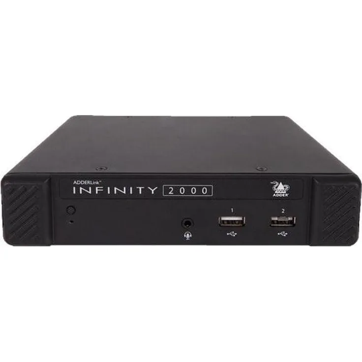Adder Dual Head, Dual SFP KVM Switch, zwei gleichzeitig steuerbare Computer mit Hochgeschwindigkeitsverbindung
