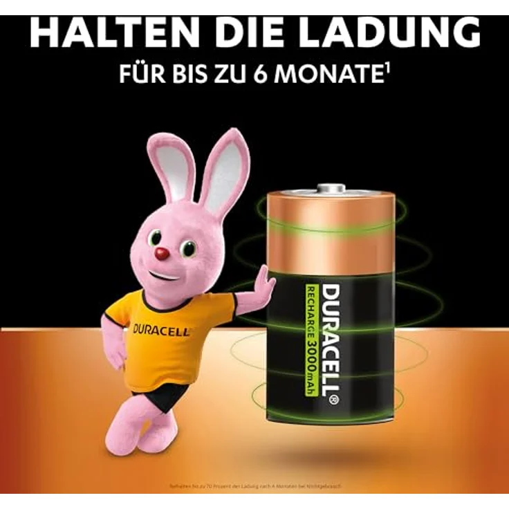 Duracell Rechargeable D 3000 mAh Mono Akku Batterien LR20, 2er Pack – Bild 4