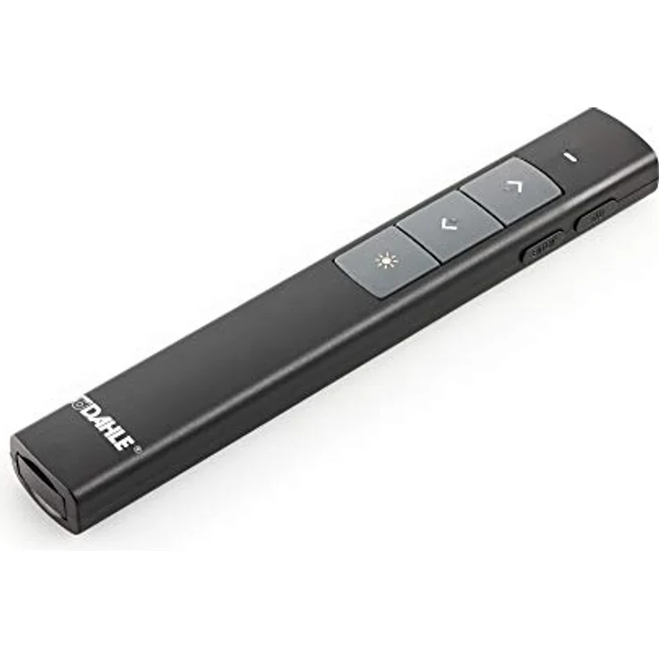 Dahle Presenter 95100, kabelloser Laserpointer mit rotem Laser und 50 m Reichweite, inkl. USB-Fernbedienung zur Steuerung von PowerPoint und anderen Anwendungen – Bild 3