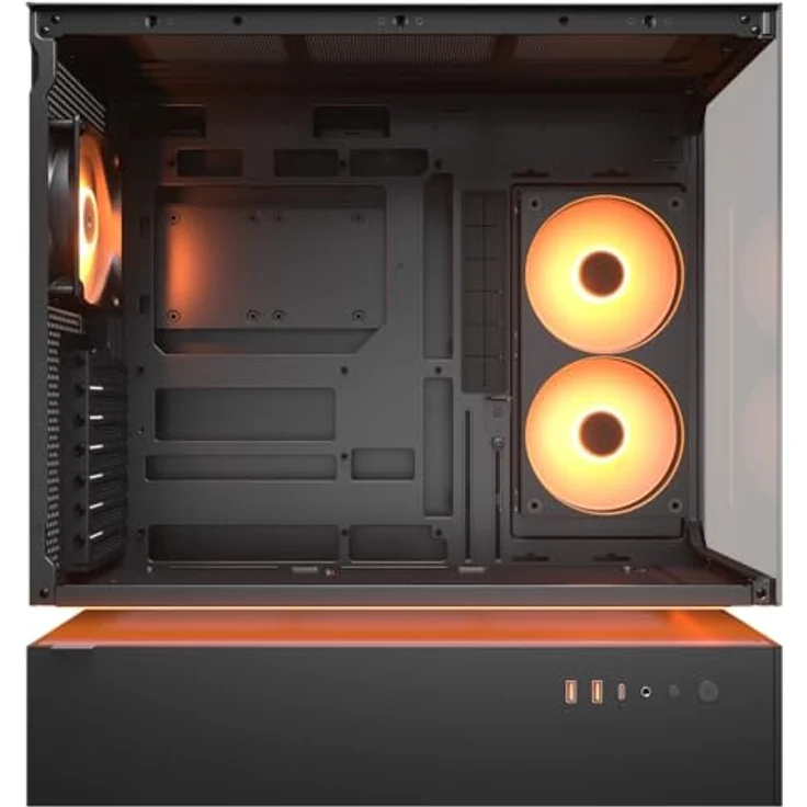 Cougar CFV235 Midi-Tower Gehäuse, ARGB, Glas, Schwarz, für ATX, mATX, Mini-ITX, mit bis zu 7 Steckkarten-Slots – Bild 7