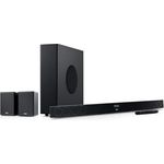 Teufel CINEBAR 11 Surround 4.1 Set - Soundbar Sound System mit Kabellose Rear-Speaker, Dolby Audio, Platzsparender T6 Subwoofer, Bluetooth aptX, HDMI CEC, 4K-Pass-Through - schwarz
