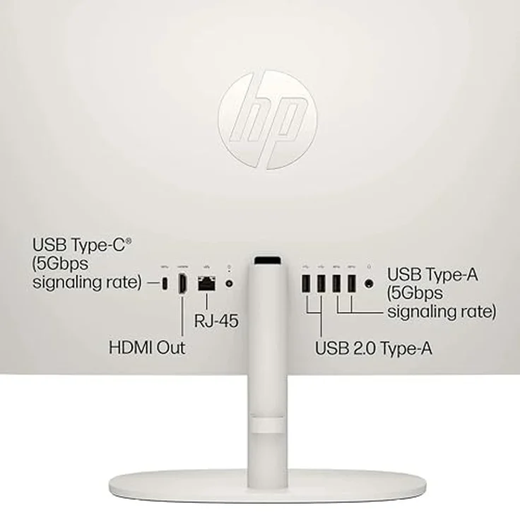 HP All-in-One Desktop Computer Pro, 54,6 cm FHD Anti-Glare Display, Intel Celeron J4025, 16GB RAM, 512GB SSD, Windows 11 Pro, mit Zubehör – Bild 4