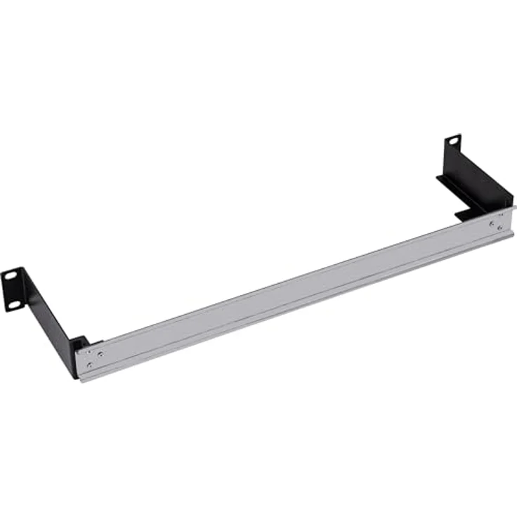 InLine Hutschiene 1HE für 19"-Rack, flexible Montage für horizontalen oder vertikalen Einbau, robuste Stahlkonstruktion, Modell 19106C – Bild 1
