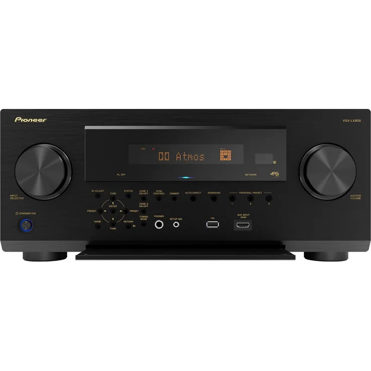 Pioneer VSA-LX805 Aktion 7.1-Kanal-AV-Netzwerk-Receiver, 150W, Dolby Atmos, Dolby Vision, schwarz