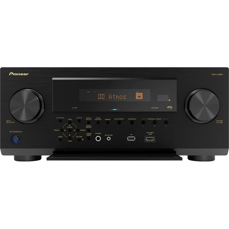Pioneer VSA-LX805 Aktion 7.1-Kanal-AV-Netzwerk-Receiver, 150W, Dolby Atmos, Dolby Vision, schwarz – Bild 1