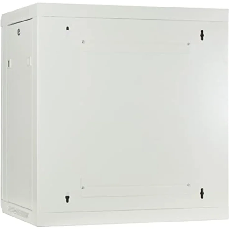 DSIT 12HE Netzwerkschrank (Serverschrank) 19 Zoll Wandmontage - mit Glastür - Weiß/Grauweiß - (BxTxH) 600 x 450 x 634mm - Abschließbar - Traglast 60 kg - Robuste Konstruktion – Bild 5