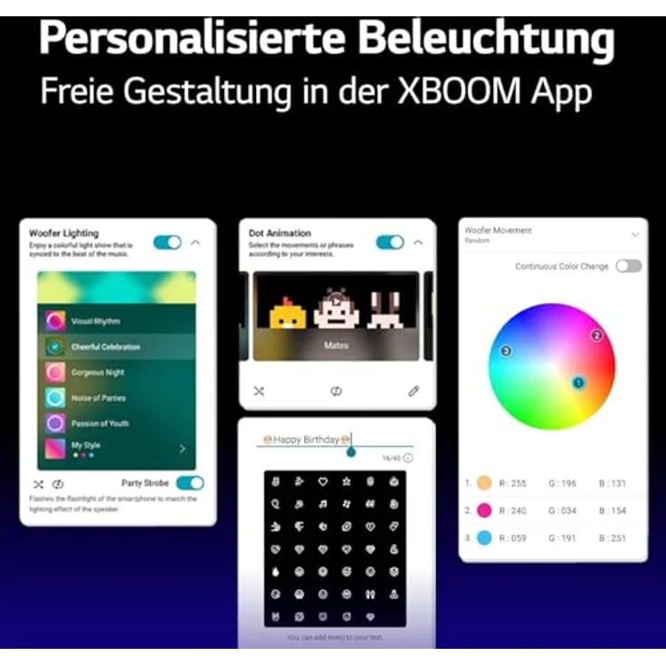 LG Tragbare Bluetooth-Lautsprecher DXL7T, leistungsstarker Bluetooth Lautsprecher mit kompakter Bauweise – Bild 10
