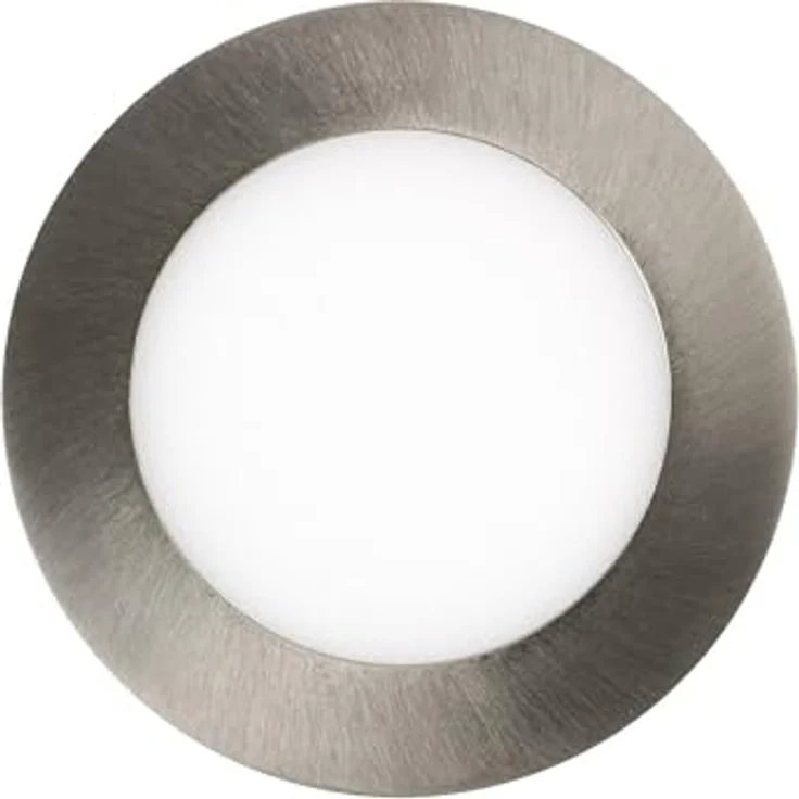 LEDKIA LIGHTING LED-Deckeneinbauleuchte SuperSlim 6W Rund Silber Warmweiß 3000K, Smarte Deckenbeleuchtung – Bild 2