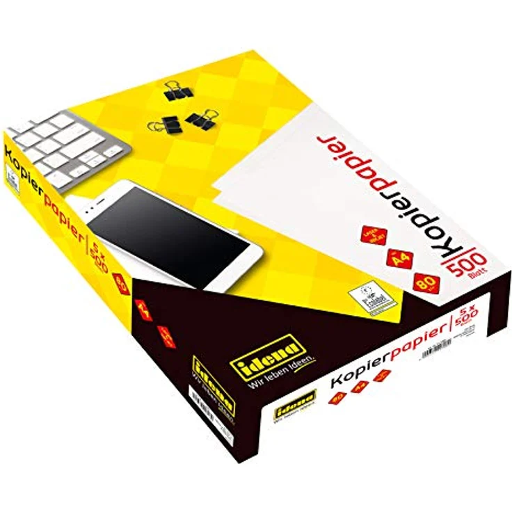 Idena Kopierpapier DIN A4, 500 Blatt - Preisvergleich – Bild 2