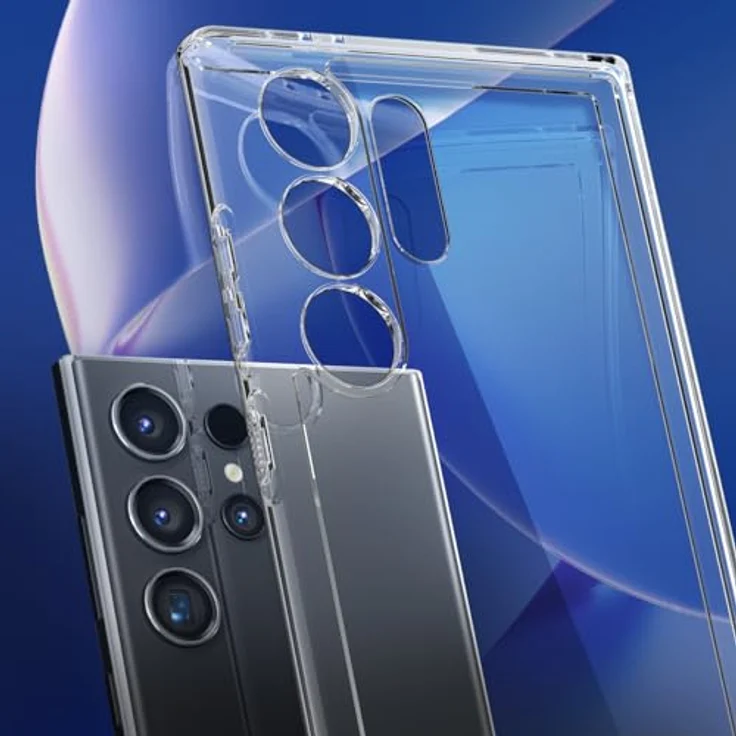 Spigen Ultra Hybrid Hülle Kompatibel mit Samsung Galaxy S24 Ultra -Crystal Clear – Bild 3