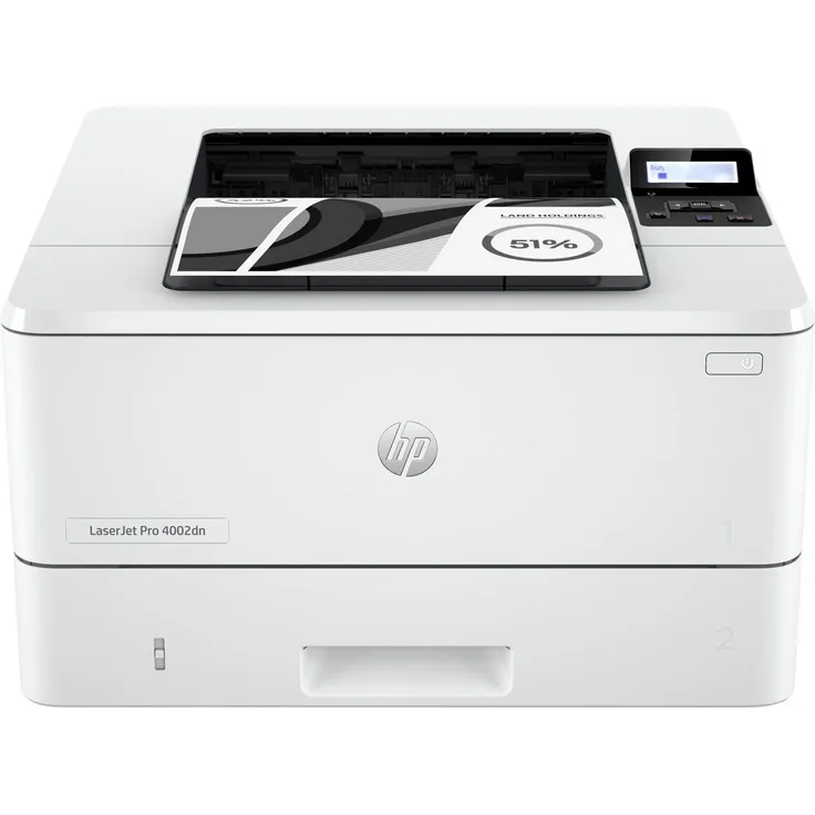 HP LaserJet Pro 4002dn, Schwarzweiß Laserdrucker mit 40 Seiten pro Minute, nur Ethernet, 2 Papierfächer, Duplexdruck